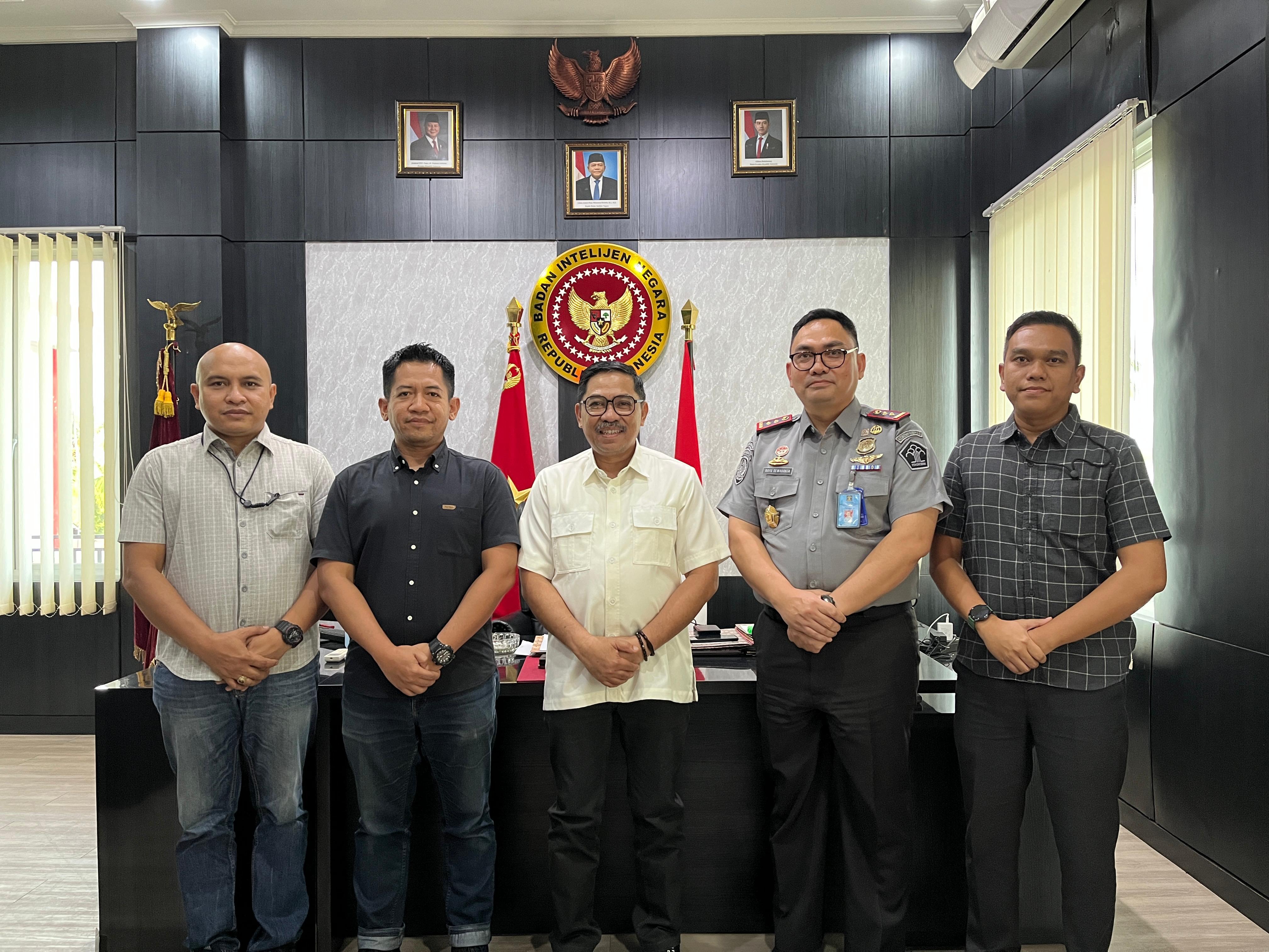 Jalin Sinergitas, Kantor Imigrasi Sampit Lakukan Kunjungan ke Badan Intelijen Daerah