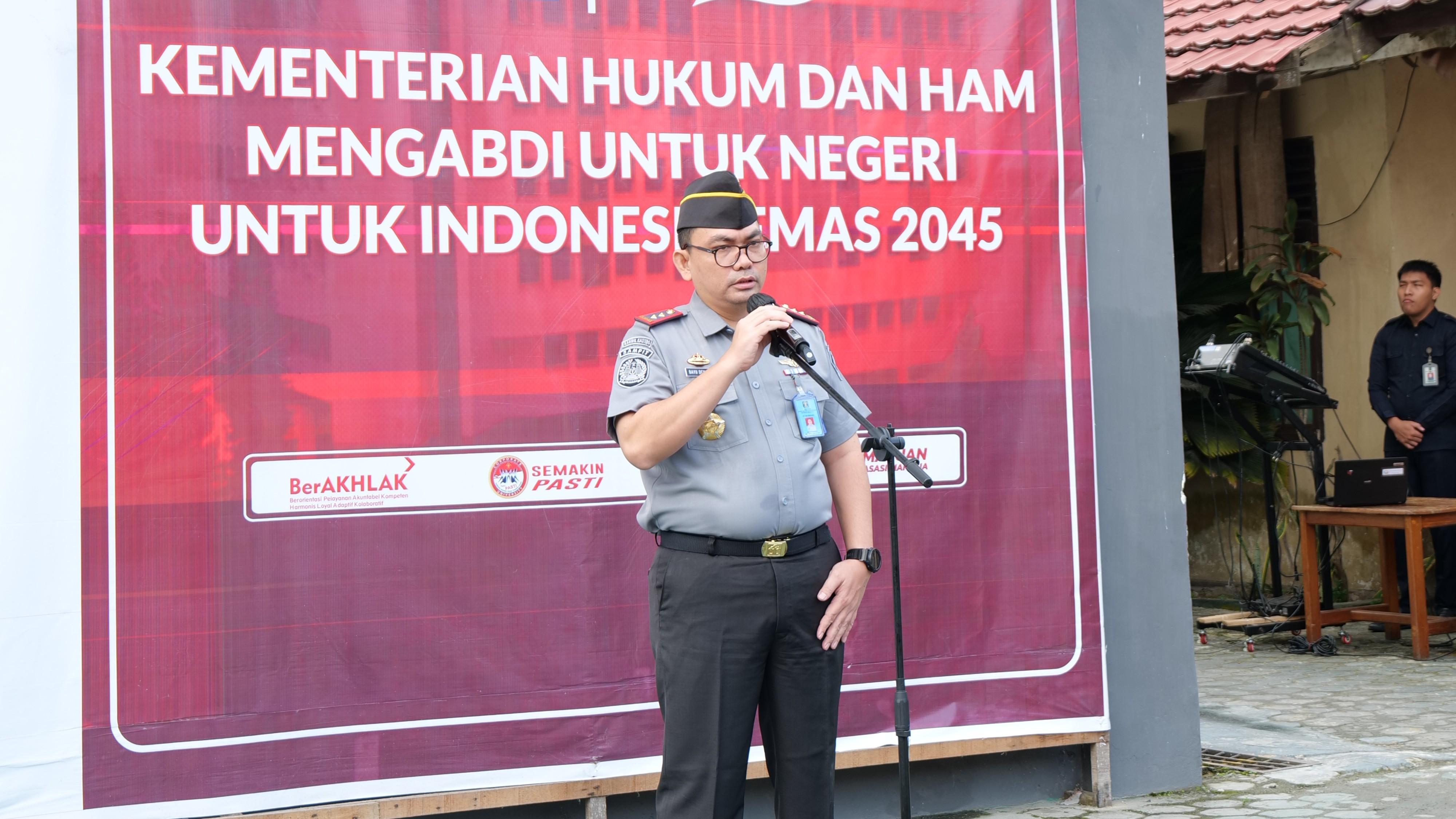 Kantor Imigrasi Sampit Perkuat Semangat Integritas dan Profesionalisme melalui Apel Pagi