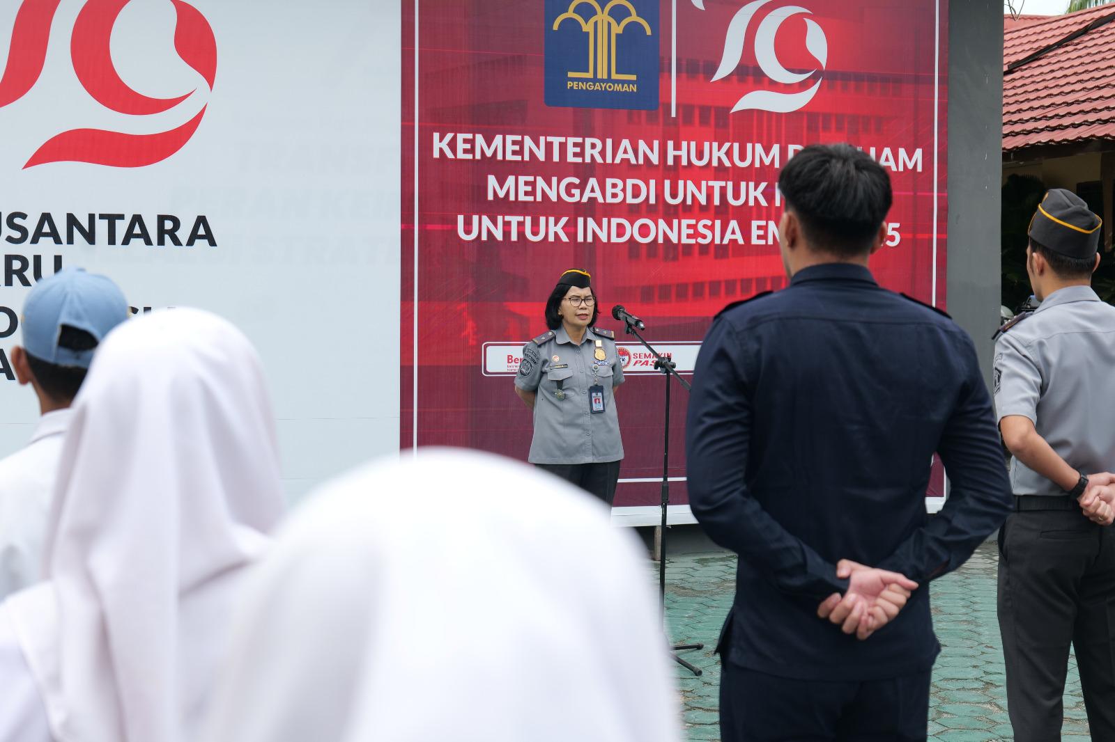 Kantor Imigrasi Sampit Gelar Apel Pagi untuk Jaga Kedisiplinan dan Komitmen Pelayanan