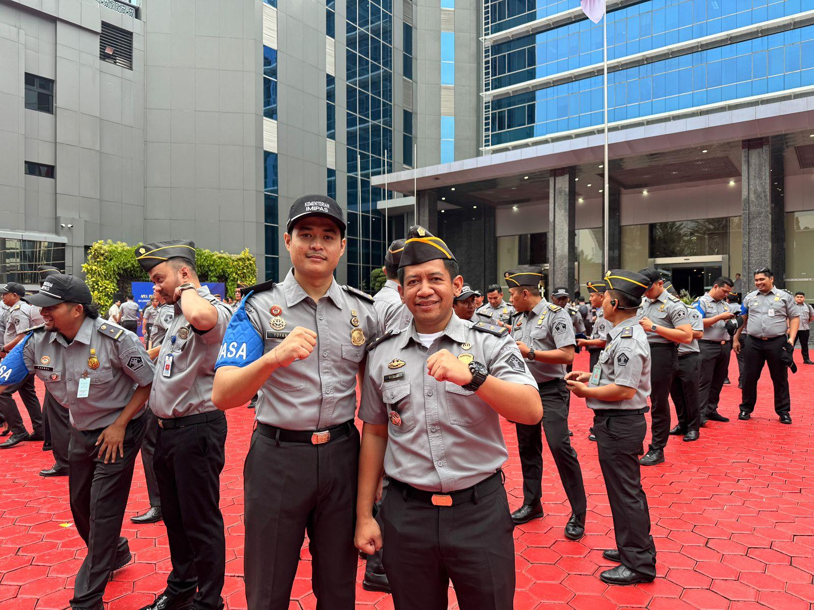 Kantor Imigrasi Sampit Ikuti Apel Besar Desa Binaan Imigrasi di Kementerian Hukum dan HAM