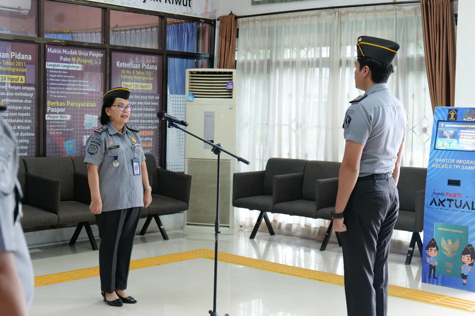 Apel Pagi Kantor Imigrasi Sampit, Komitmen Terhadap Pelayanan Prima dan Profesionalisme