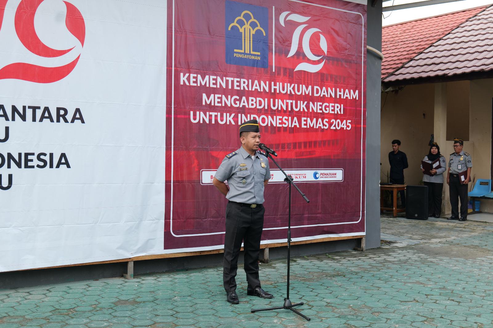 Apel Pagi Imigrasi Sampit Bersama Saling Mengingatkan dan Memberikan Pelayanan Terbaik